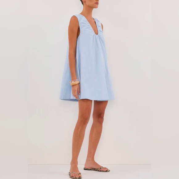 Dissh 'Gabby'  cornflower blue cotton mini NWT - Picture 2 of 13